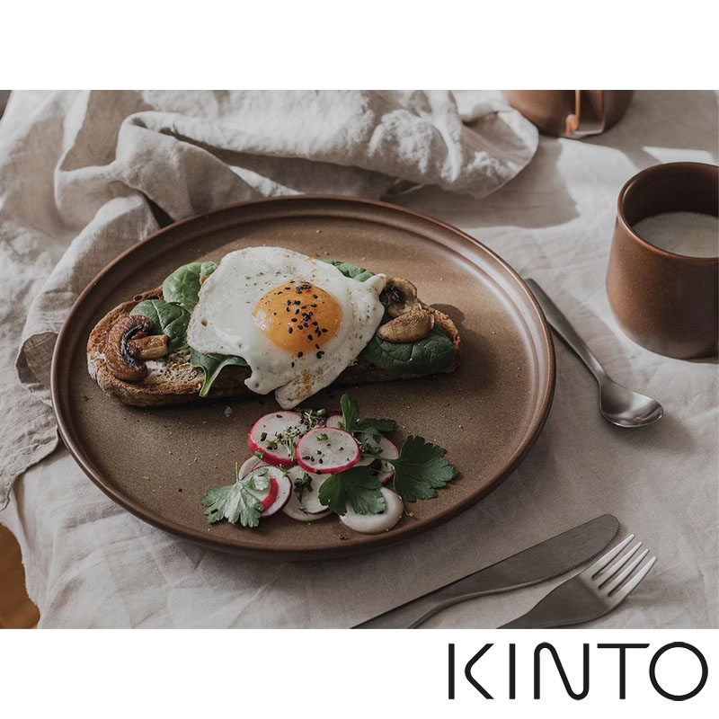 KINTO FOG系列餐盤25cm (灰白 深灰 日本製)