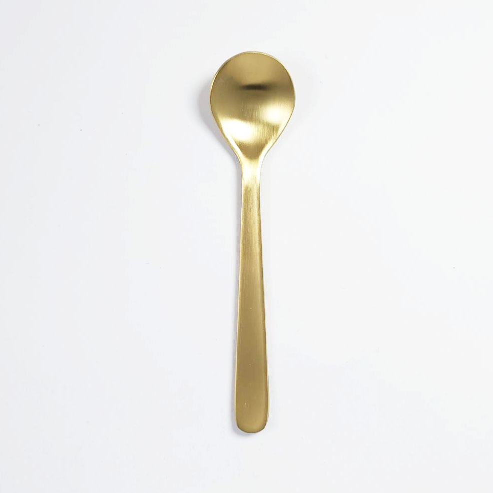 青銅金襌風甜品匙