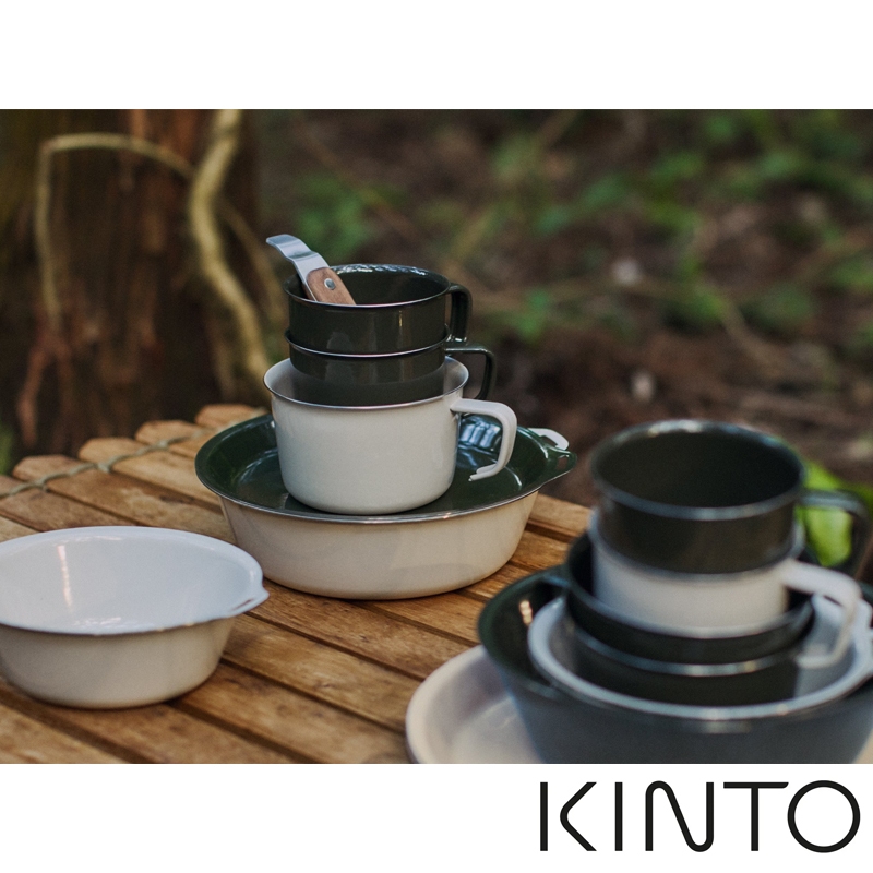KINTO FORIS 琺瑯不鏽鋼寬口馬克杯