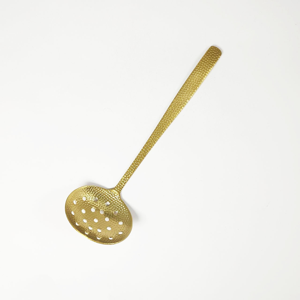 金銅金錘紋漏孔匙 22*6.5cm