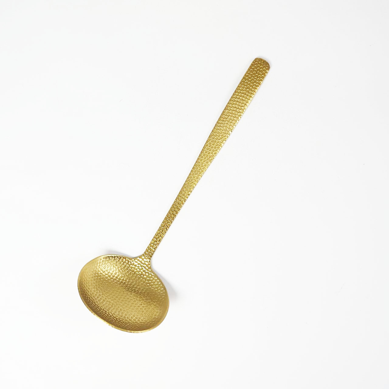 金銅金錘紋火鍋匙 22*6.5cm