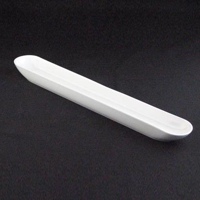 大同磁器 象牙強化 長條皿 S001(45.3x6xH3cm)