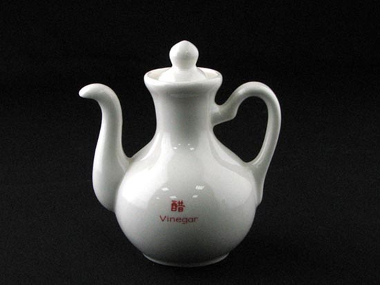 大同磁器 象牙強化 醋 瓶  S001(9.2x6.6x10cm/110cc)