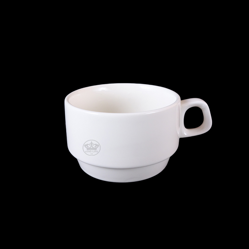 大同磁器 象牙強化 純咖啡杯 S001(11x8.5xH5.2cm)
