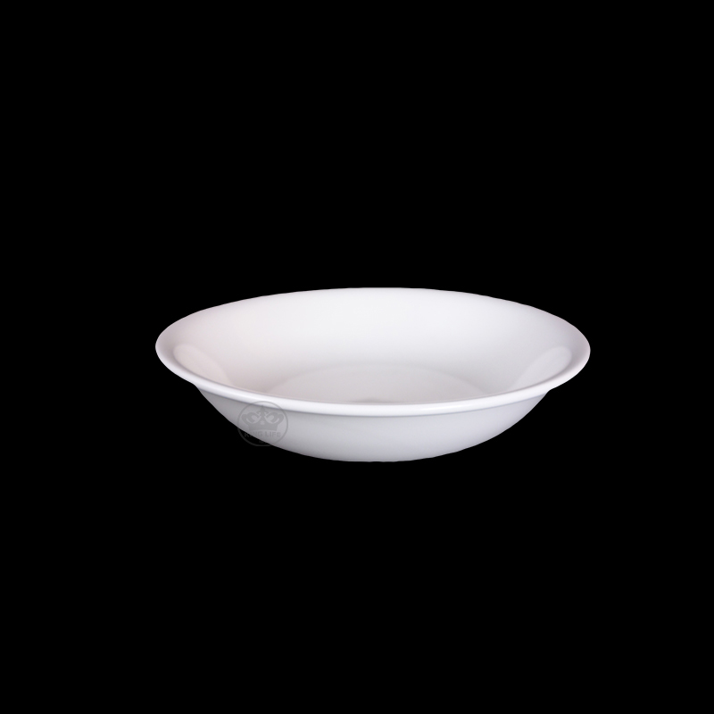大同磁器 象牙強化 沙拉碗 S001(14x14xH4cm)