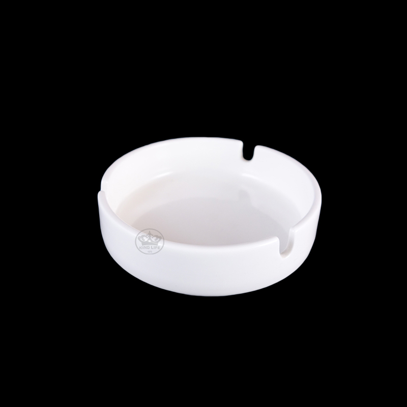 大同磁器 象牙強化 10型煙灰缸 S001(10.2x10.2xH3cm)