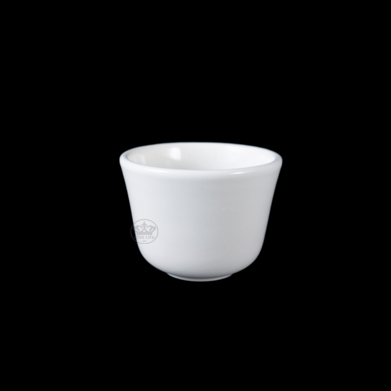 大同磁器 象牙強化 港式茶杯 S001(7.6x7.6xH5.5cm/100cc)