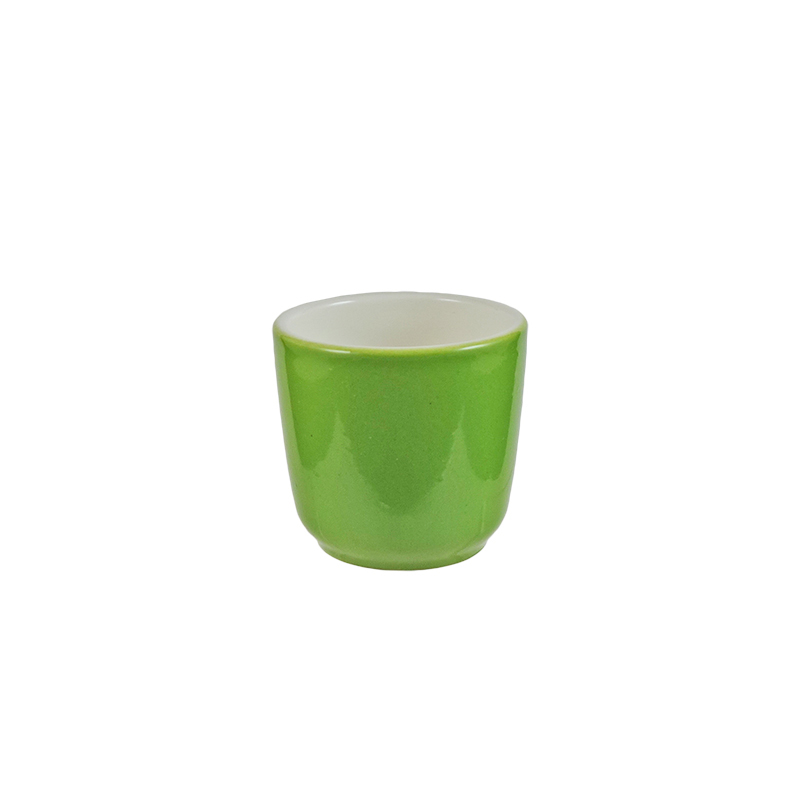 大同磁器 象牙強化 直型茶杯 青草綠 (6.8x6.8xH6.5cm/120cc)