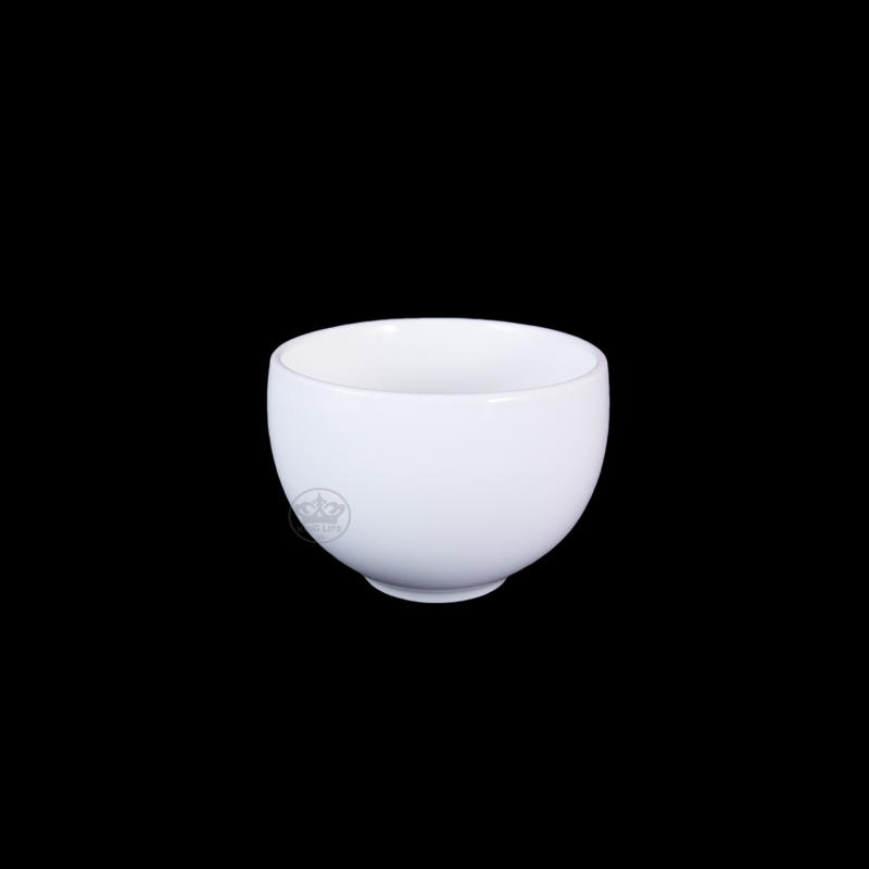大同磁器 象牙強化 16型茶杯 S001(7.5x7.5xH5.5cm/120cc)