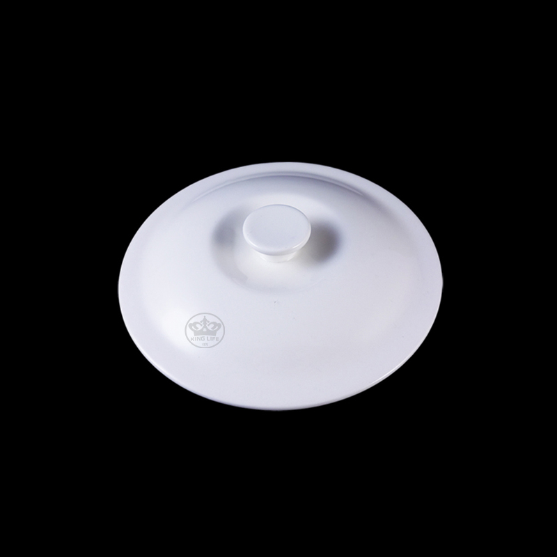 大同磁器 象牙強化 3.5寸如意盅 (蓋) S001(12x12x*H3cm)