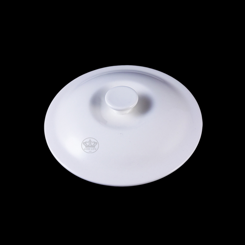 大同磁器 象牙強化 4.5寸如意盅蓋子 S001(14.6x14.6xH3.5cm)