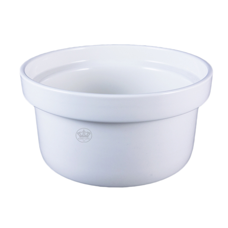大同磁器 象牙強化 7寸如意盅(身) S001(21.7x21.7xH11.5cm/2300cc)