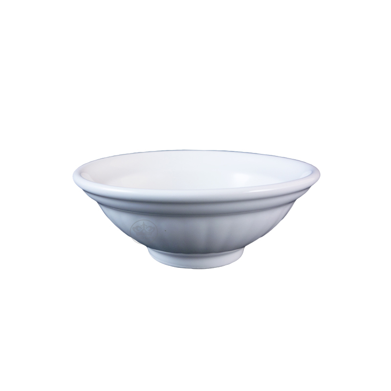大同磁器 象牙強化 4.5寸天井(淺) S001(2)(13x13xH5cm)