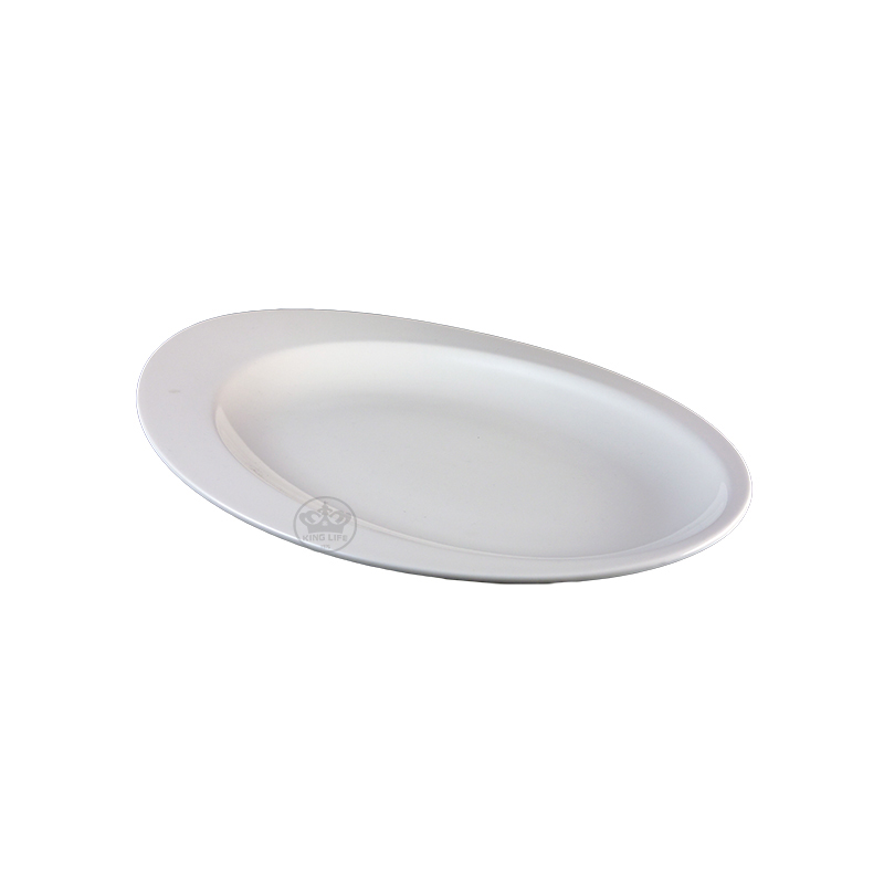大同磁器 象牙強化 25型長盤 S001(33x21.3xH3cm)