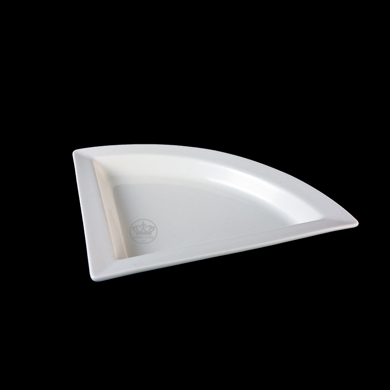 大同磁器 象牙強化 三角組合皿 S001(30x21x*H3cm)