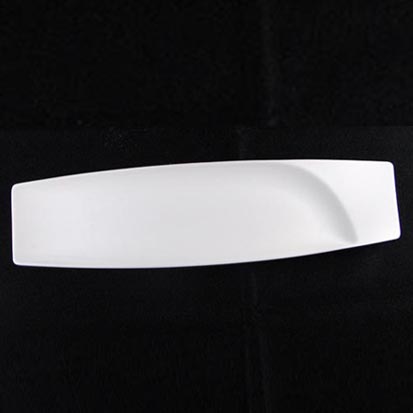 大同磁器 象牙強化 29型長盤  S001(38.5x10.4xH2.1cm)