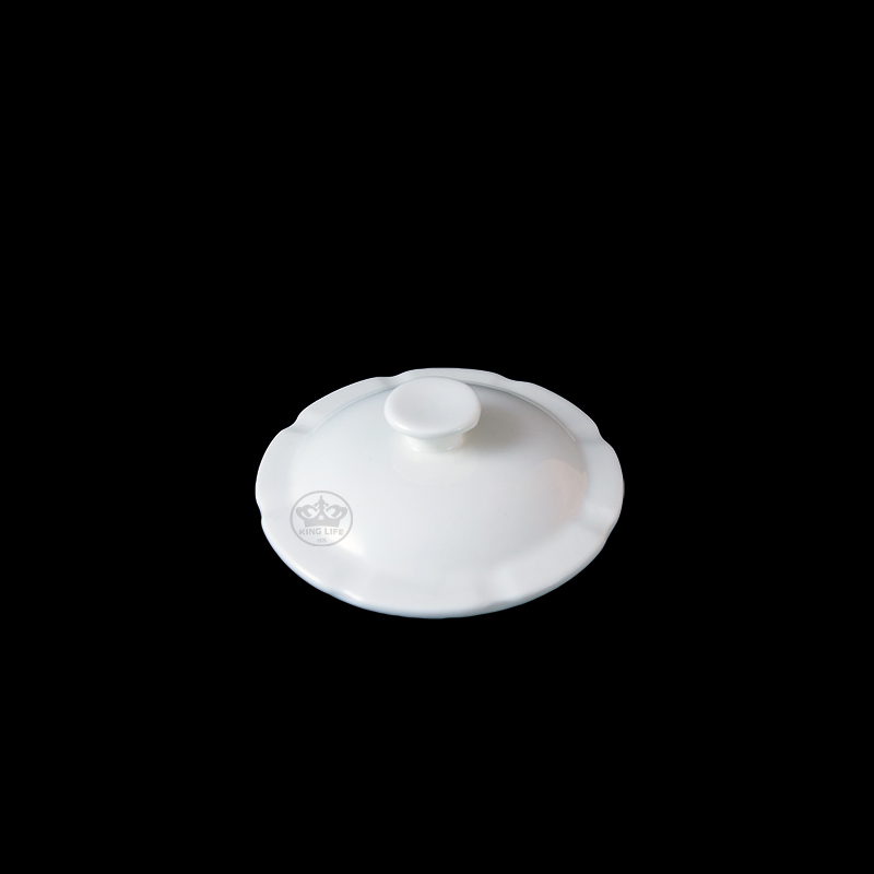 大同磁器 象牙強化 3.2吋富貴盅(蓋) S001(9.5x9.5xH2.7cm)