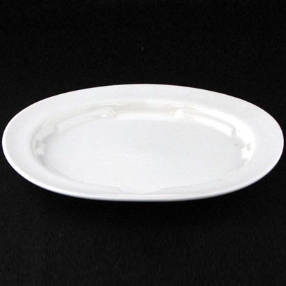 大同瓷器 象牙強化 牛排瓷盤 S001(29.6x23.9xH3.3cm)