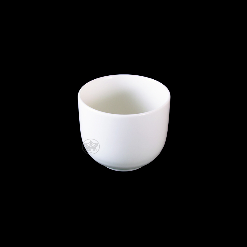 大同磁器 象牙強化 白木屋湯吞(身) S001(7.4x7.4xH7.1cm)
