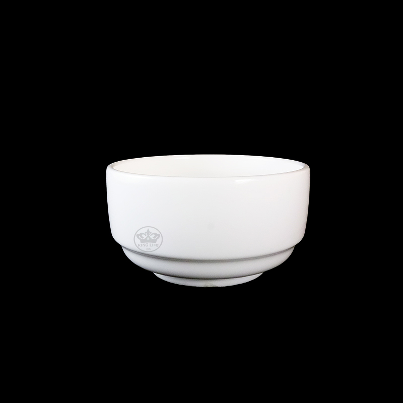 大同磁器 象牙強化 白木屋5吋直式深缽 S001
