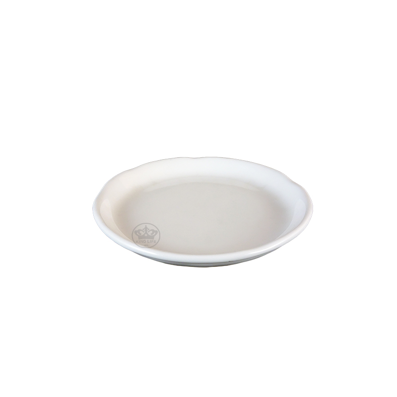 大同磁器 象牙強化 白木屋6吋丸皿 S001(15x15xH2.5cm)