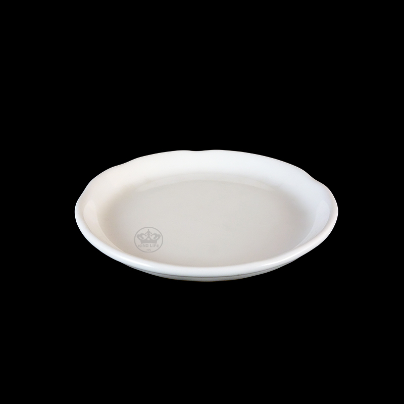 大同磁器 象牙強化 白木屋7吋丸皿 S001(17.3x17.3x*H2.2cm)