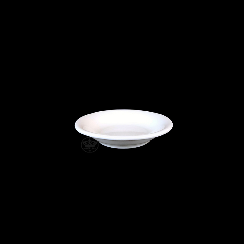 大同磁器 象牙強化 38型調味碟 S001(10x10xH2cm)