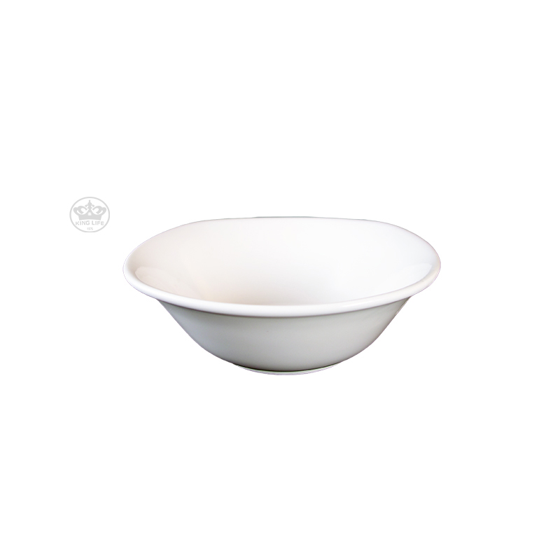 大同磁器 象牙強化四邊湯碗 S001(15.8x16.1xH5.9cm)
