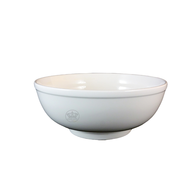 大同磁器 象牙強化 50型 8吋湯碗 S001(21x21xH8cm)