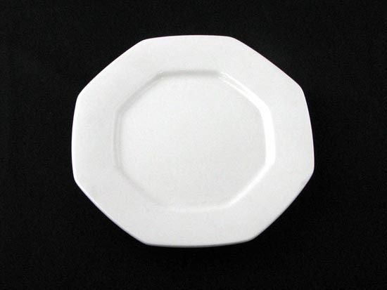 大同磁器 象牙強化 9吋八角皿 S001