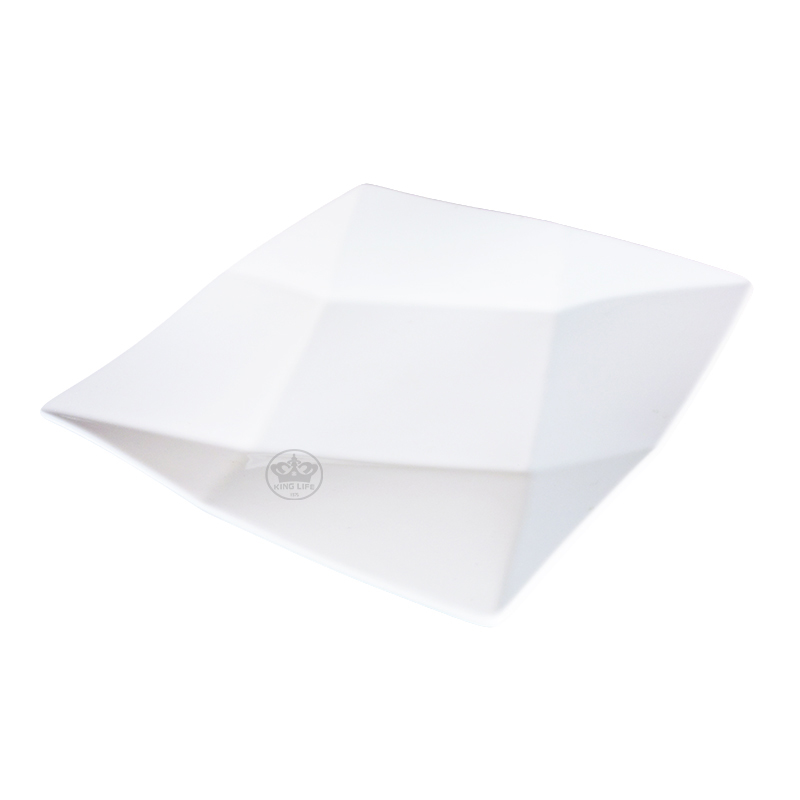 大同磁器 象牙強化 方井盤(加大) S001(47x47xH5.7cm)