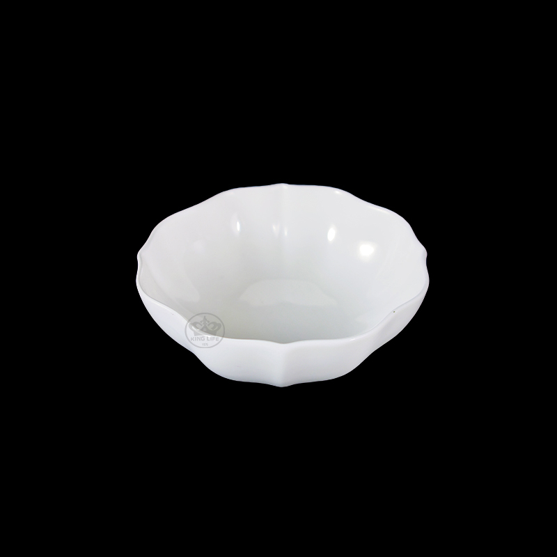 大同磁器 象牙強化 5吋波麗皿 S001(12.1x12.1xH4.3cm)