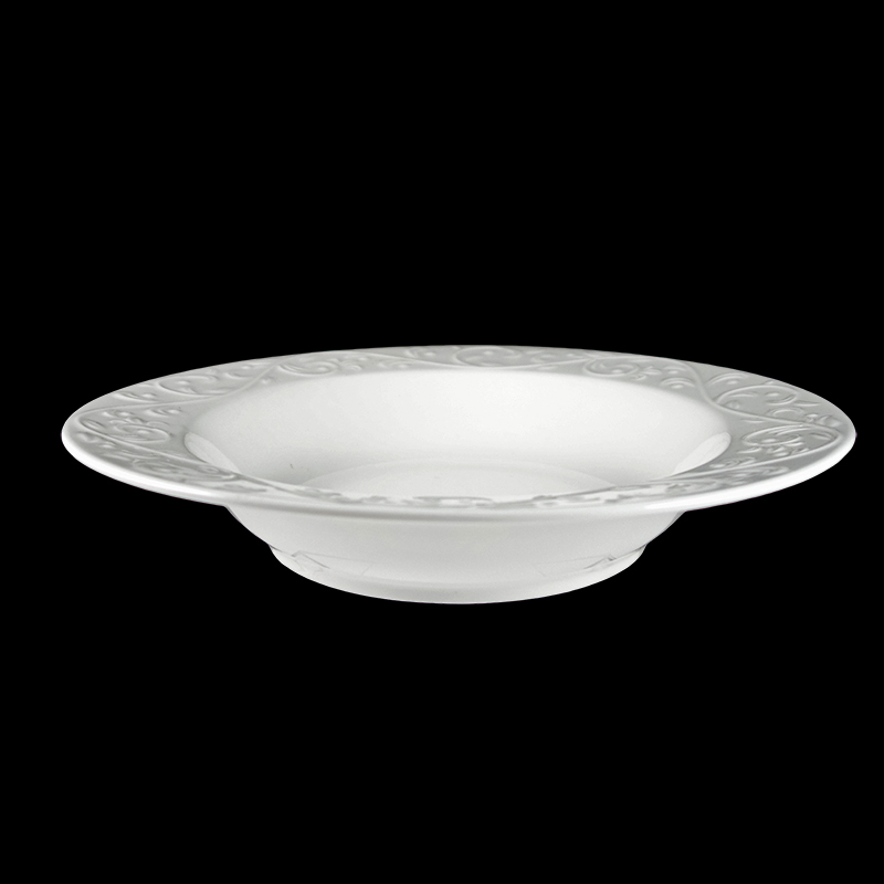 大同磁器 象牙強化 11吋福藤義大利大圓皿福藤(27.7x27.7xH4.9cm)