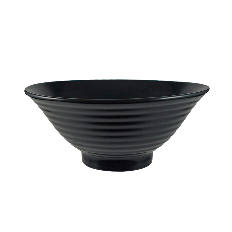 大同磁器 象牙強化 7.5吋丼飯碗 黑釉(19.5x9.5xH8.2cm)
