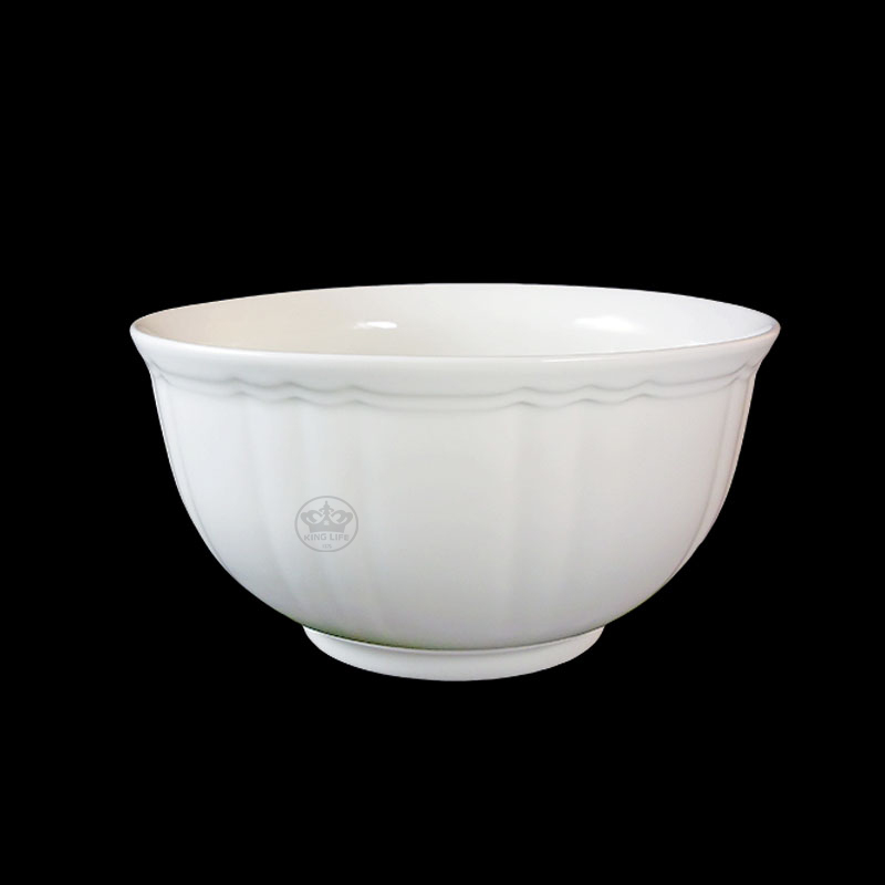 大同磁器 象牙強化 8吋晶晶碗 S001(20.4x20.4xH10cm)
