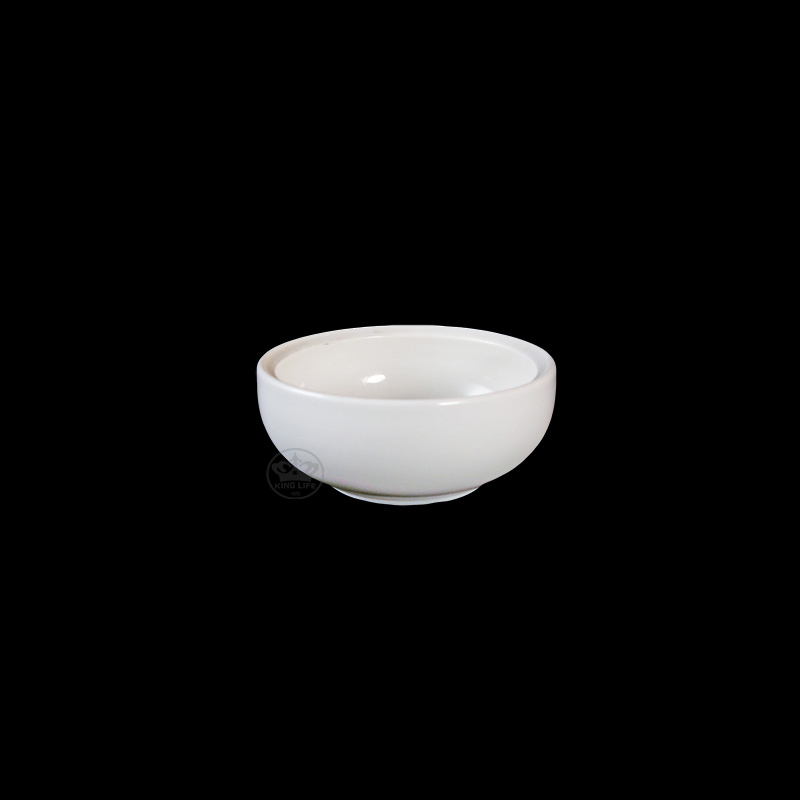 大同磁器 象牙強化 調味料罐(身) S001(7.5x7.5xH3cm)
