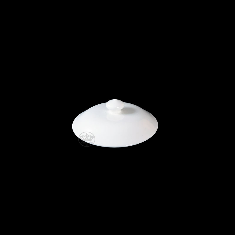 大同磁器 象牙強化 4 1/8魚刺盅蓋子 S001