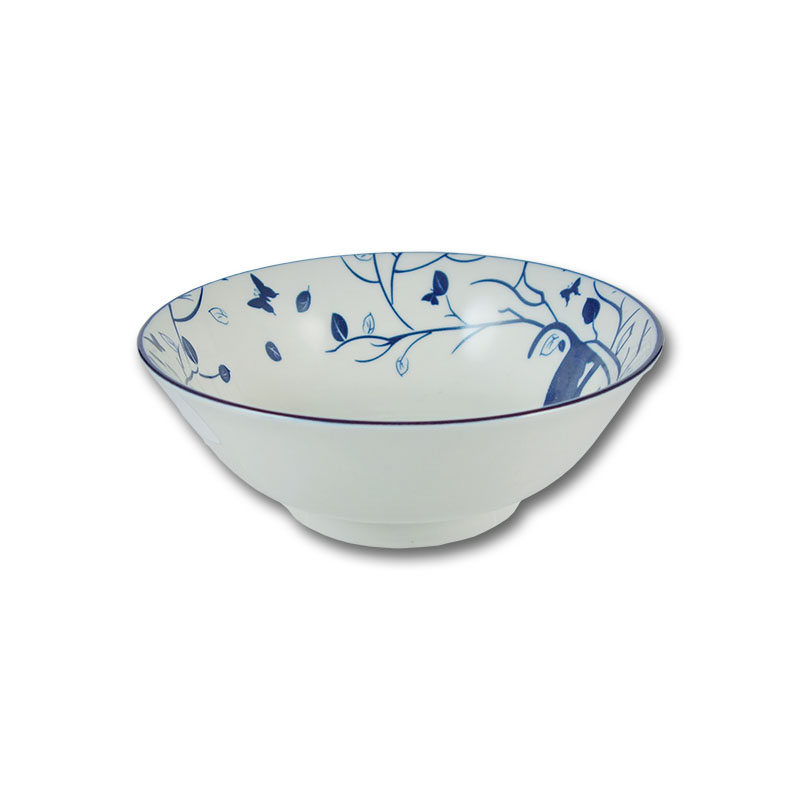 大同磁器 象牙強化 6吋 拉麵碗(貓) 148/15入 500CC