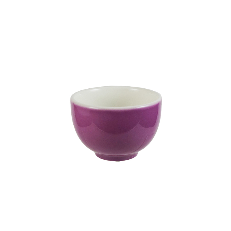 大同磁器 象牙強化 華夏茶杯 帝王紫(7.7x7.7xH5.2cm/150cc)