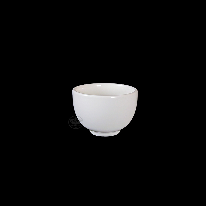 大同磁器 象牙強化 2.4矮杯 S001(7.7x7.7xH5.2cm150cc)