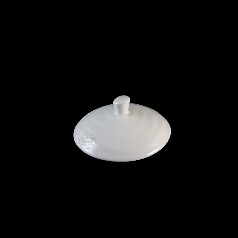 大同磁器 象牙強化 波浪斜紋佛跳牆(蓋) S001