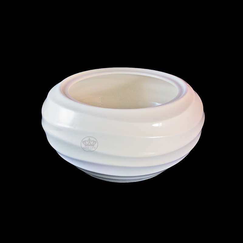 象牙強化 波浪斜紋佛跳牆(身) S001(15.7x15.7xH12.5cm/3200cc)