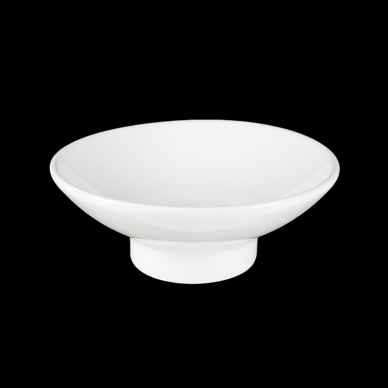 大同磁器 象牙強化 5.25吋高腳皿  S001(13.3x13.3x5cm)