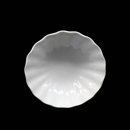 大同磁器 象牙強化 6吋菊花沙拉缽 S001(15x15xH4.7cm)