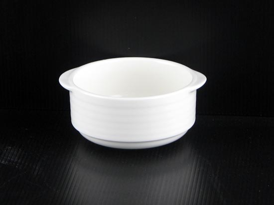 大同磁器 萊利歐 320CC 雙耳湯碗 (附耳 )S001(12.3x10.6xH5.4cm/280cc)