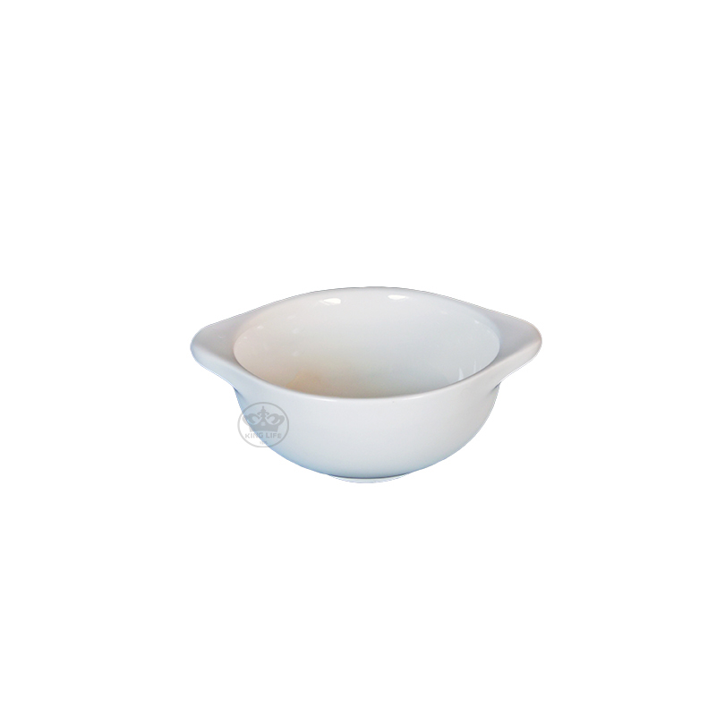 大同磁器 象牙強化 烤白菜碗 S001(13x9.8xH4.9cm)