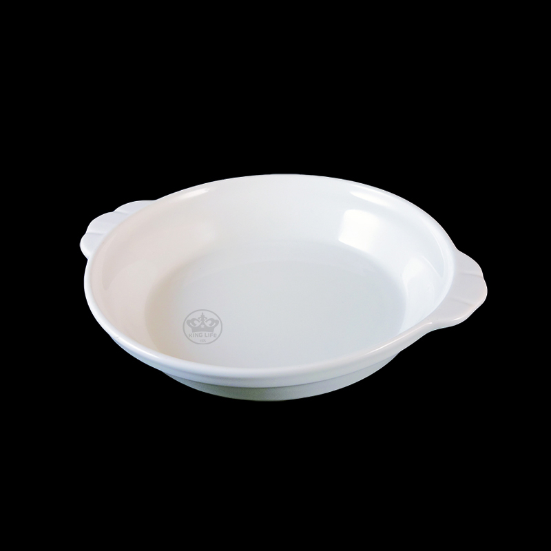 大同磁器 象牙強化 9吋焗烤 S001(23.2x23.2xH3.7cm)