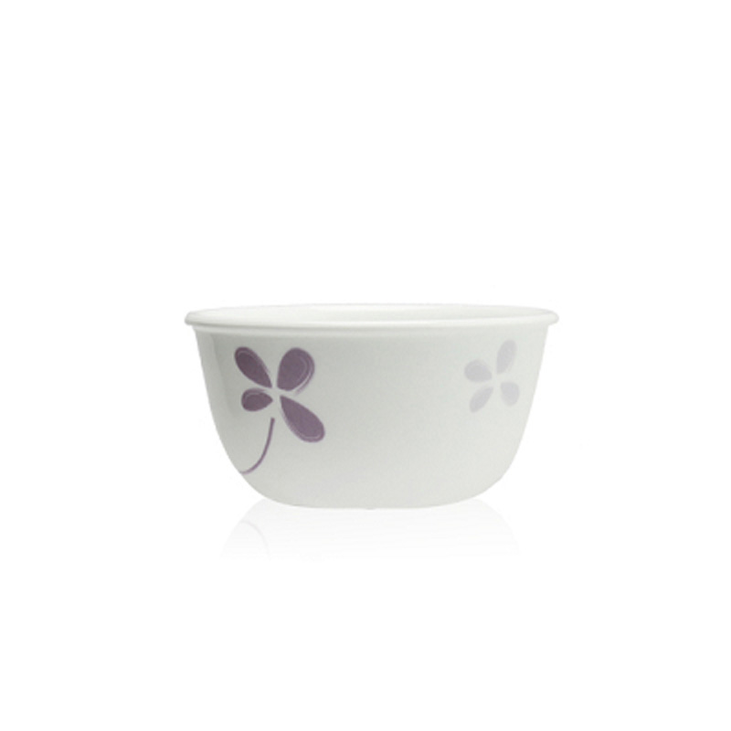 康寧 325ml飯碗 紫色幸運草 11.5cm