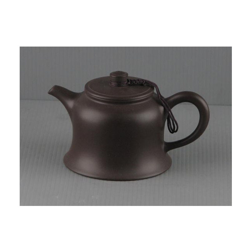 善奇 老人茶壺 銅鐘 黑 150cc