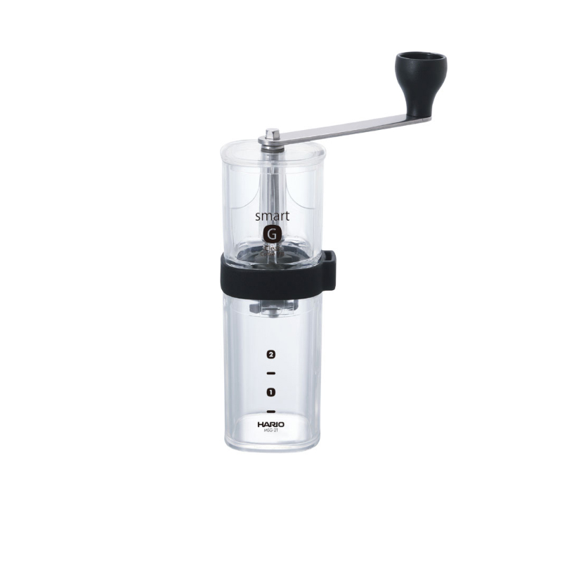 Hario 24g聰明手搖磨豆機(透明)
